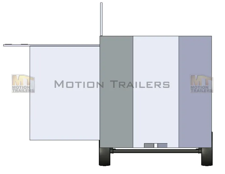 30' Mobile Marketing Trailer 3 Door