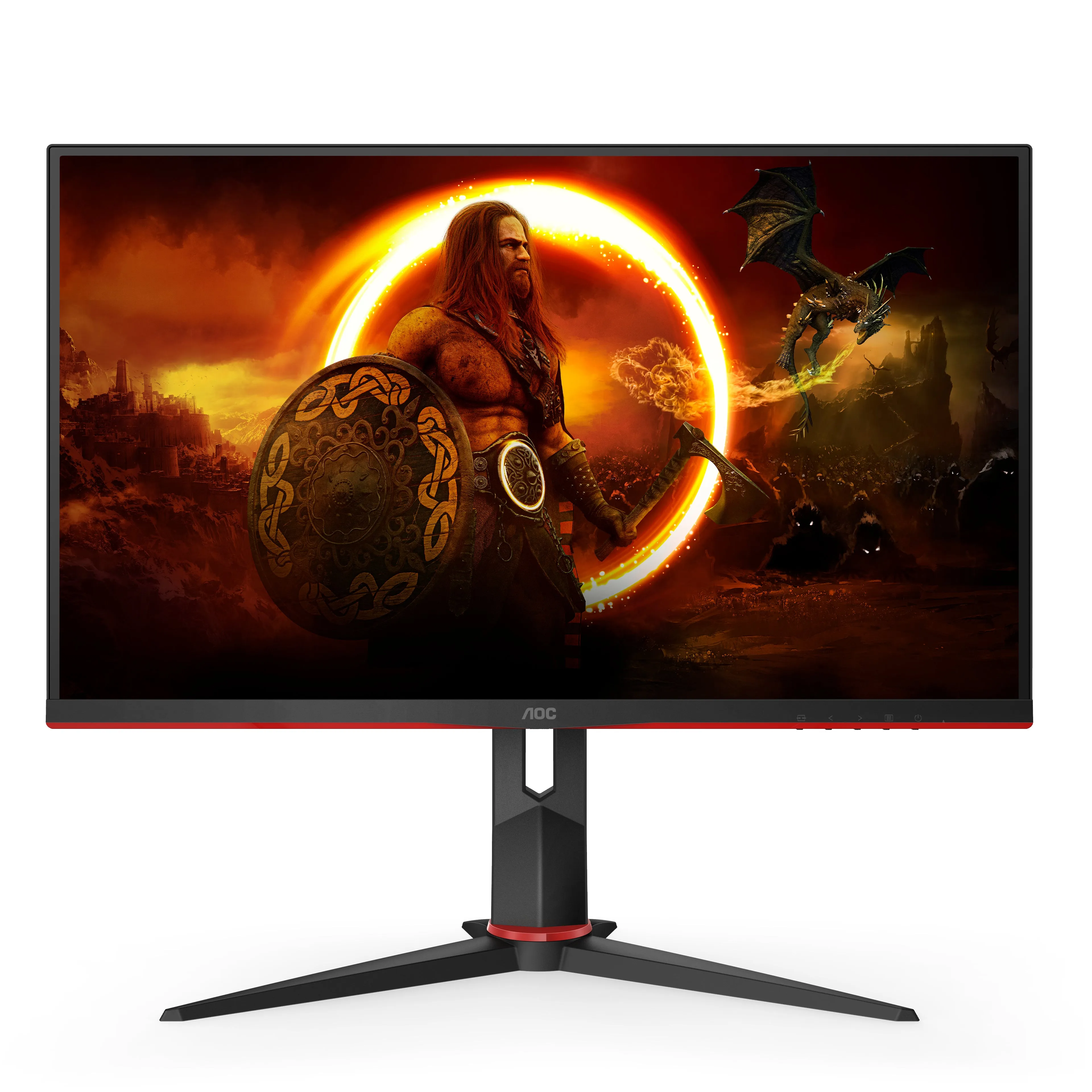 68,6Cm/27" (2560X1440) Aoc Gaming G2 Q27g2s/Eu Qhd Led Ips 165Hz 1Ms 2Xhdmi Dp Pivot Black/Red