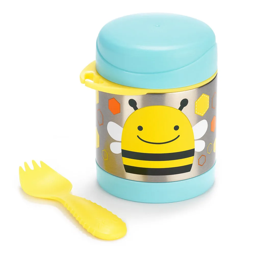 Blue Bee Printed Insulated Food Jar